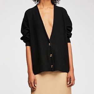 Free People School Boy Cashmere Cardi
